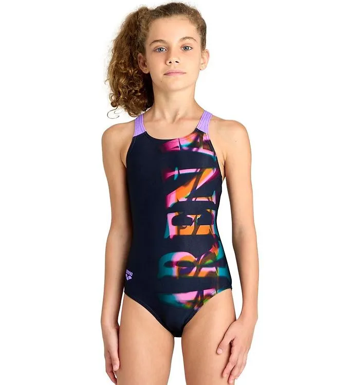 Arena Junior Prism V Back One Piece Swimsuit