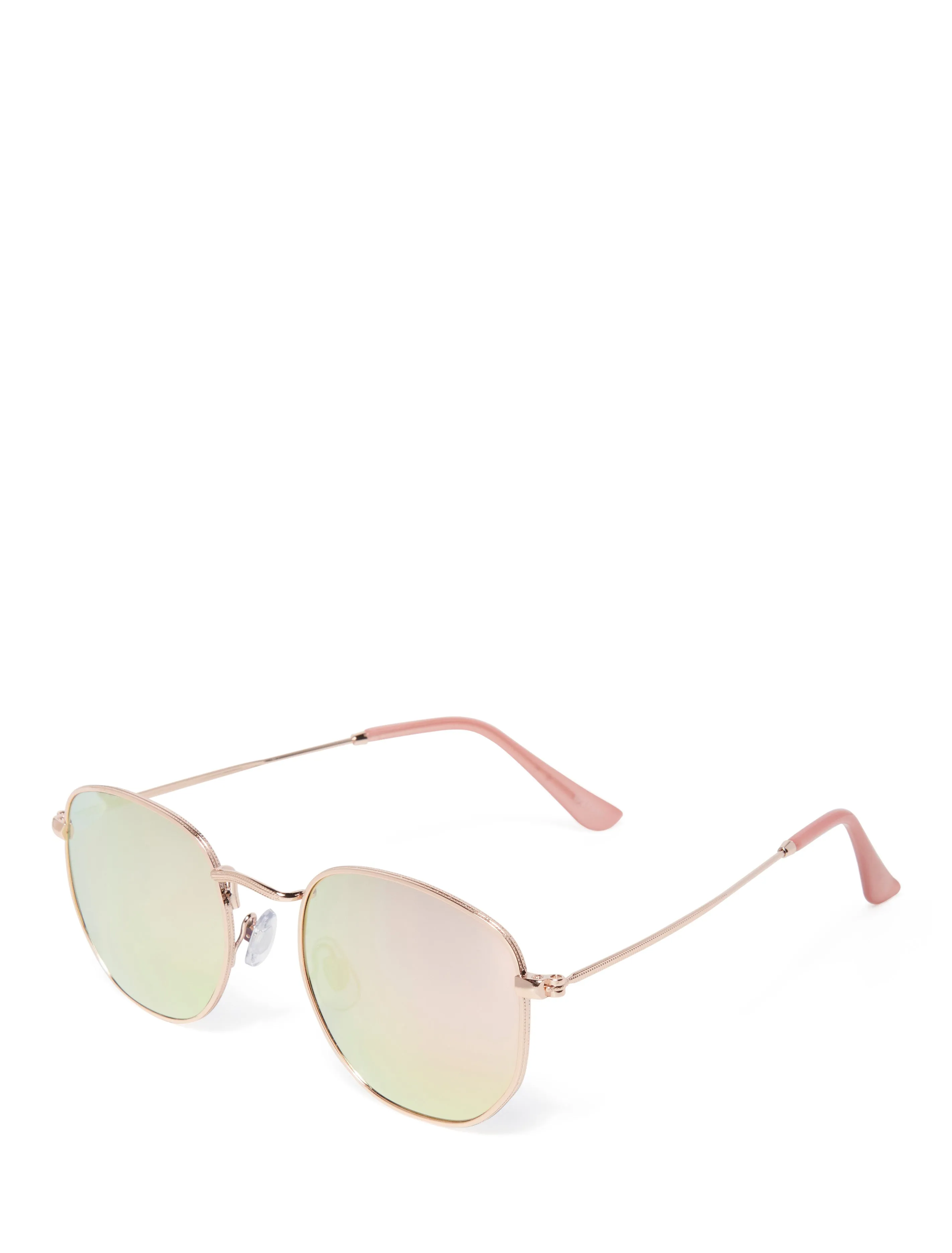 Aria Angular Metal Sunglasses