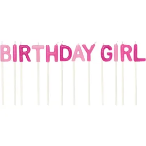 Birthday Girl Pick Candles (12/Pkg)