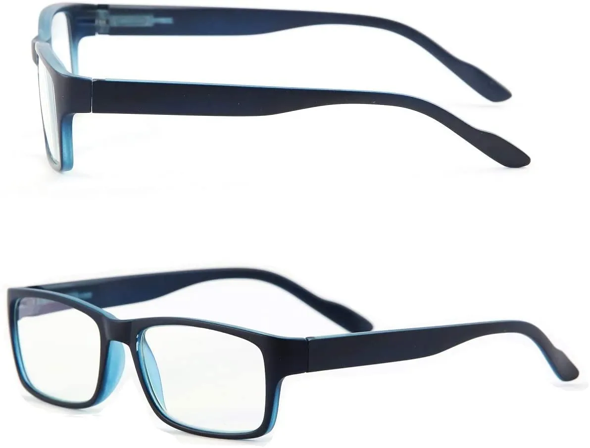 Blue-Light-Blocking-Reading-Glasses-Black-Blue-0-25-Magnification-Computer-Glasses