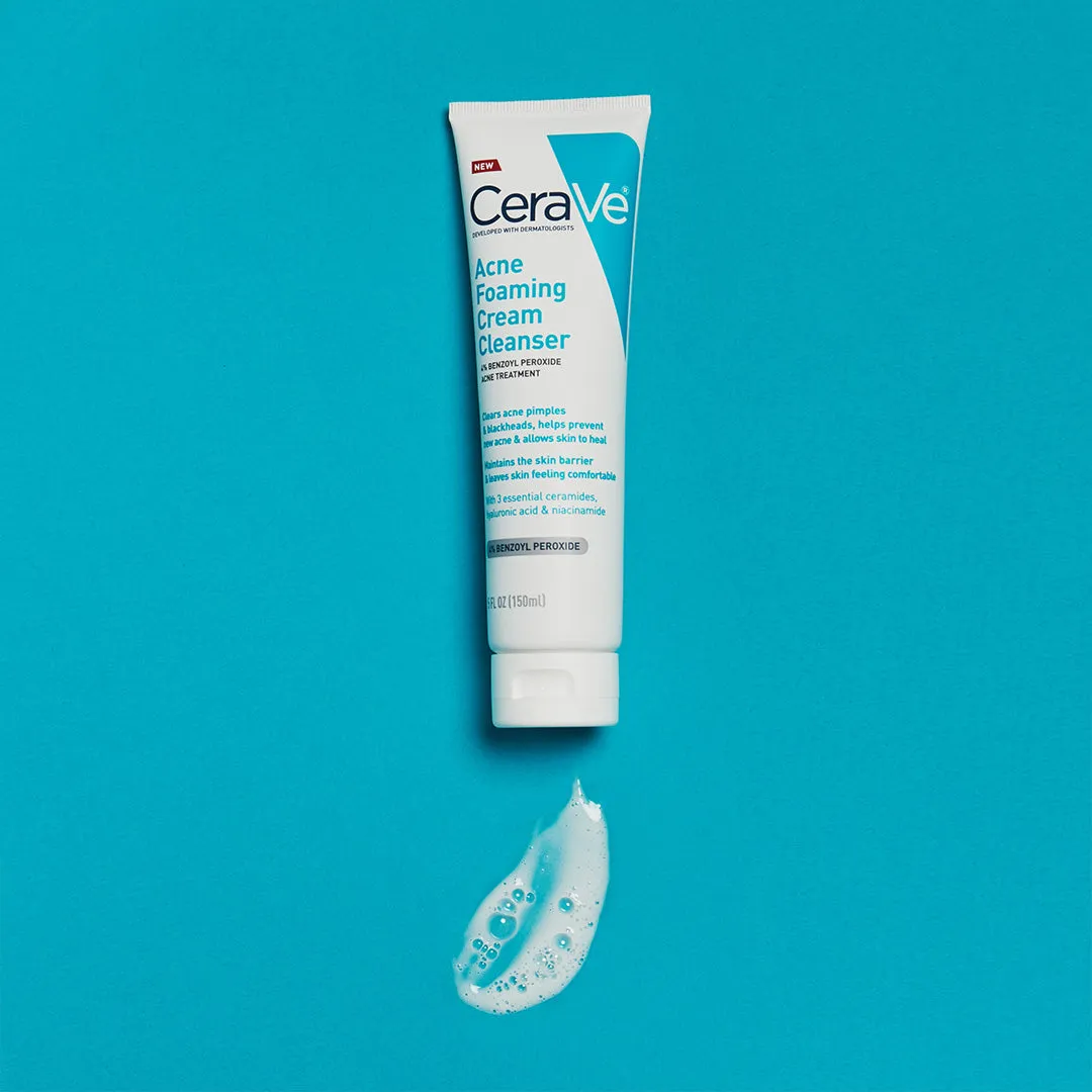 Cerave Acne Foaming Cream Cleanser ( boxes little damaged in shipping handling otherwise all new and unopened tubes )