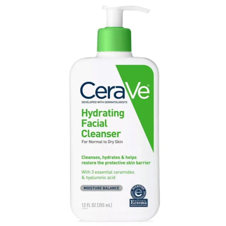 CeraVe Hydrating Facial Cleanser for Normal to Dry Skin