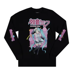 Digital Vibes Miku Black Long Sleeve