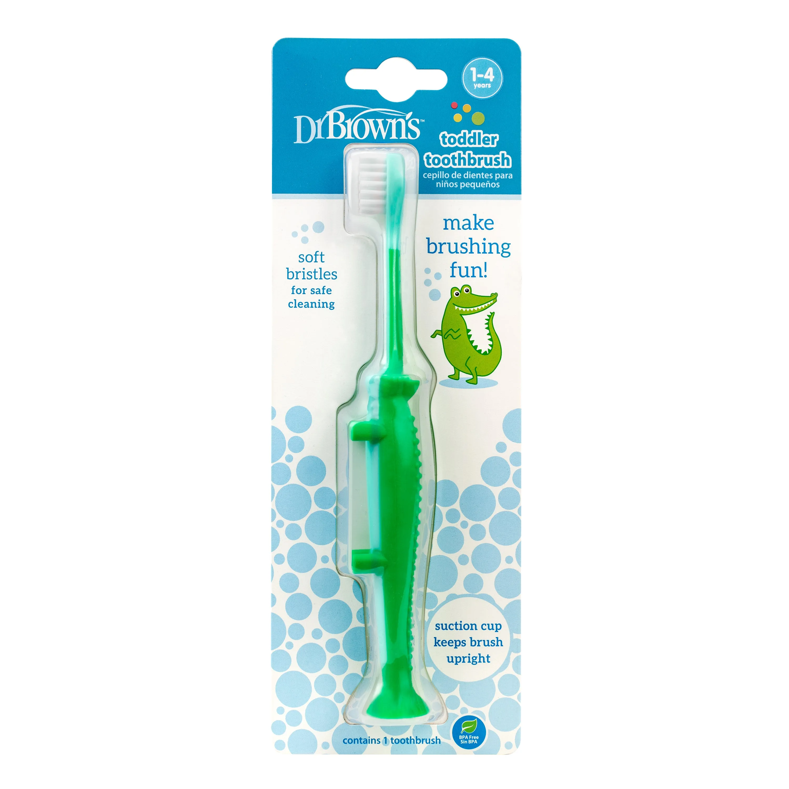 Dr Brown's Toddler Toothbrush 1-4 Years