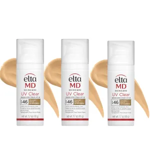 EltaMD UV Clear Tinted Broad-Spectrum SPF 46 3-Pack ($135 Value)