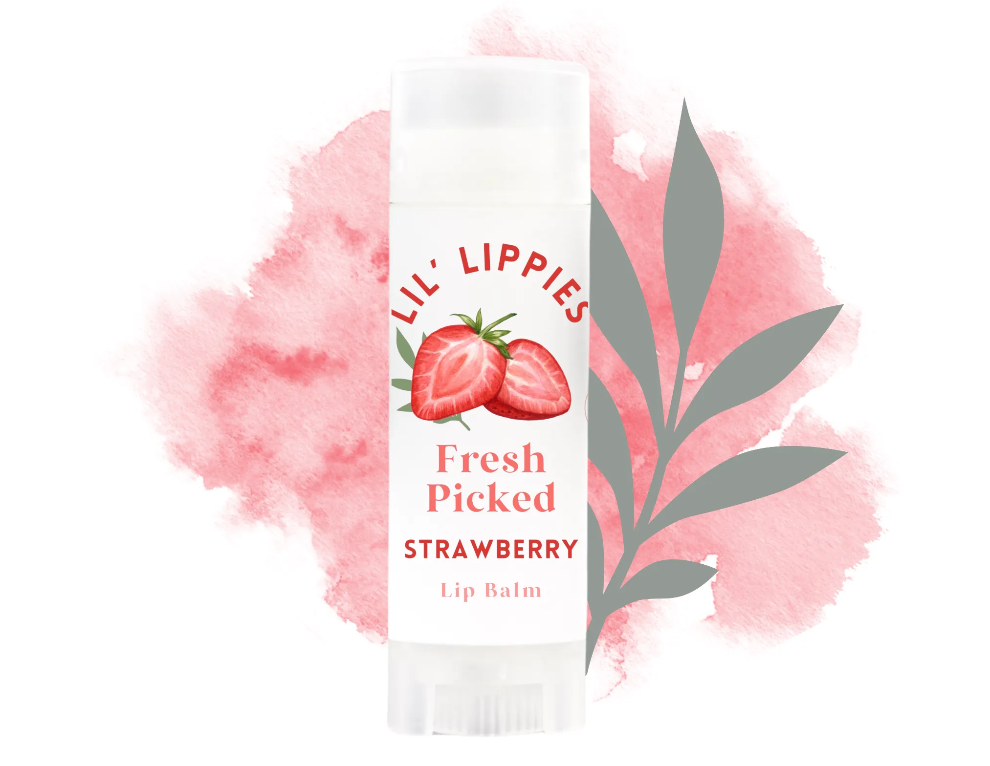 Fresh Picked Strawberry Lip Balm - Lil' Lippies Kids