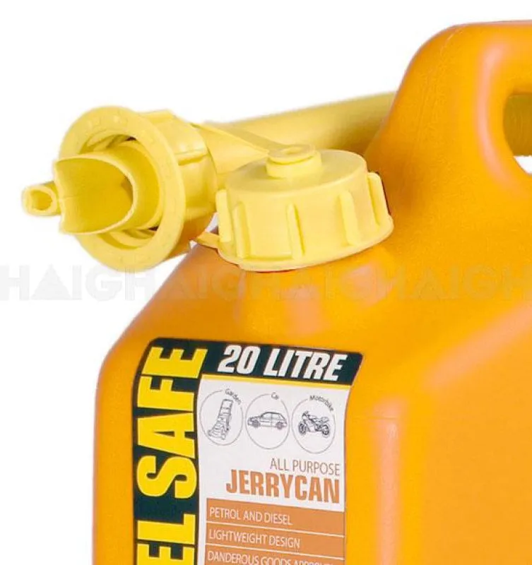 Fuel Safe Diesel Fuel 20L Plastic Jerry Can