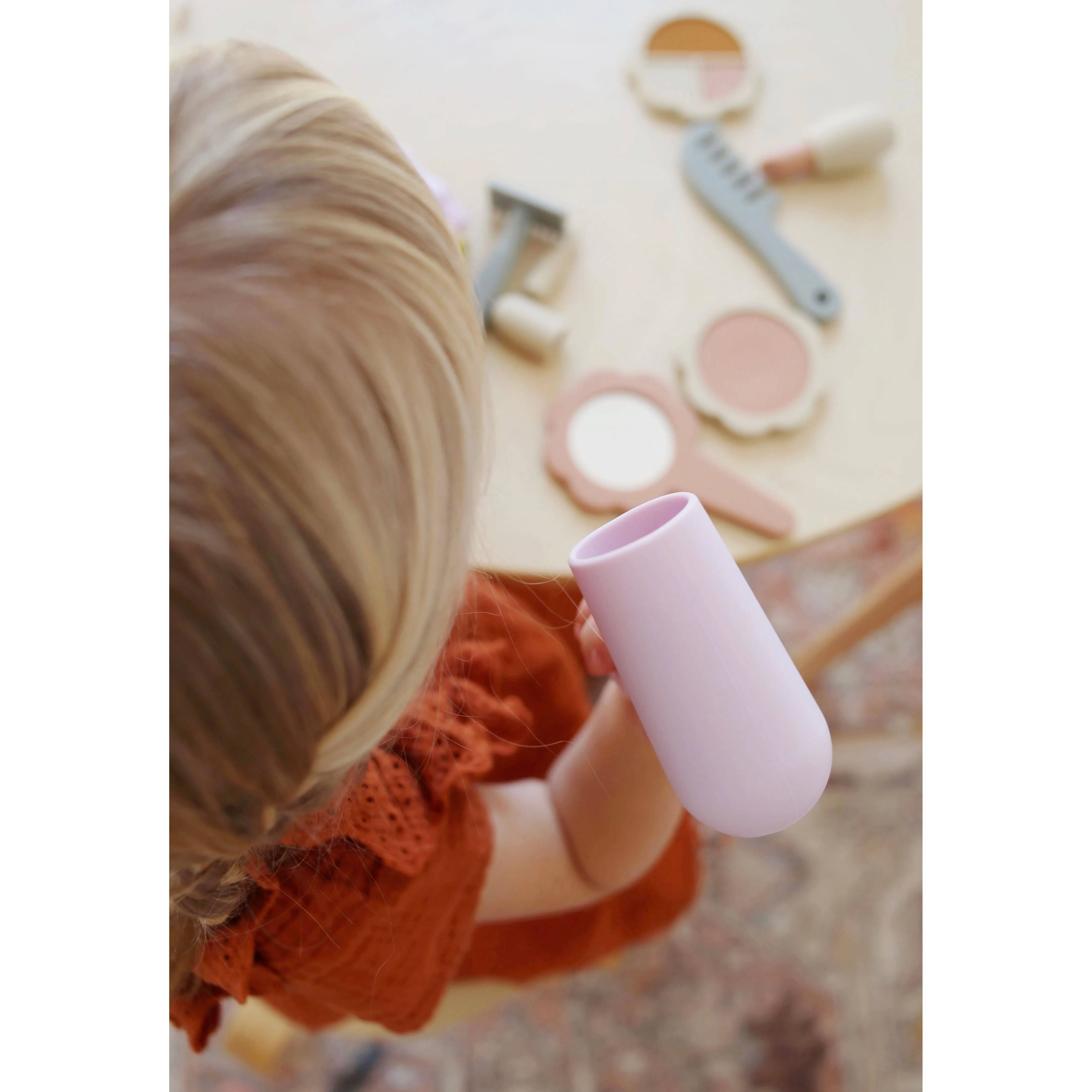 Hair and Makeup and Beauty Silicone Playset