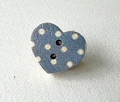 Heart dot, shawl pins