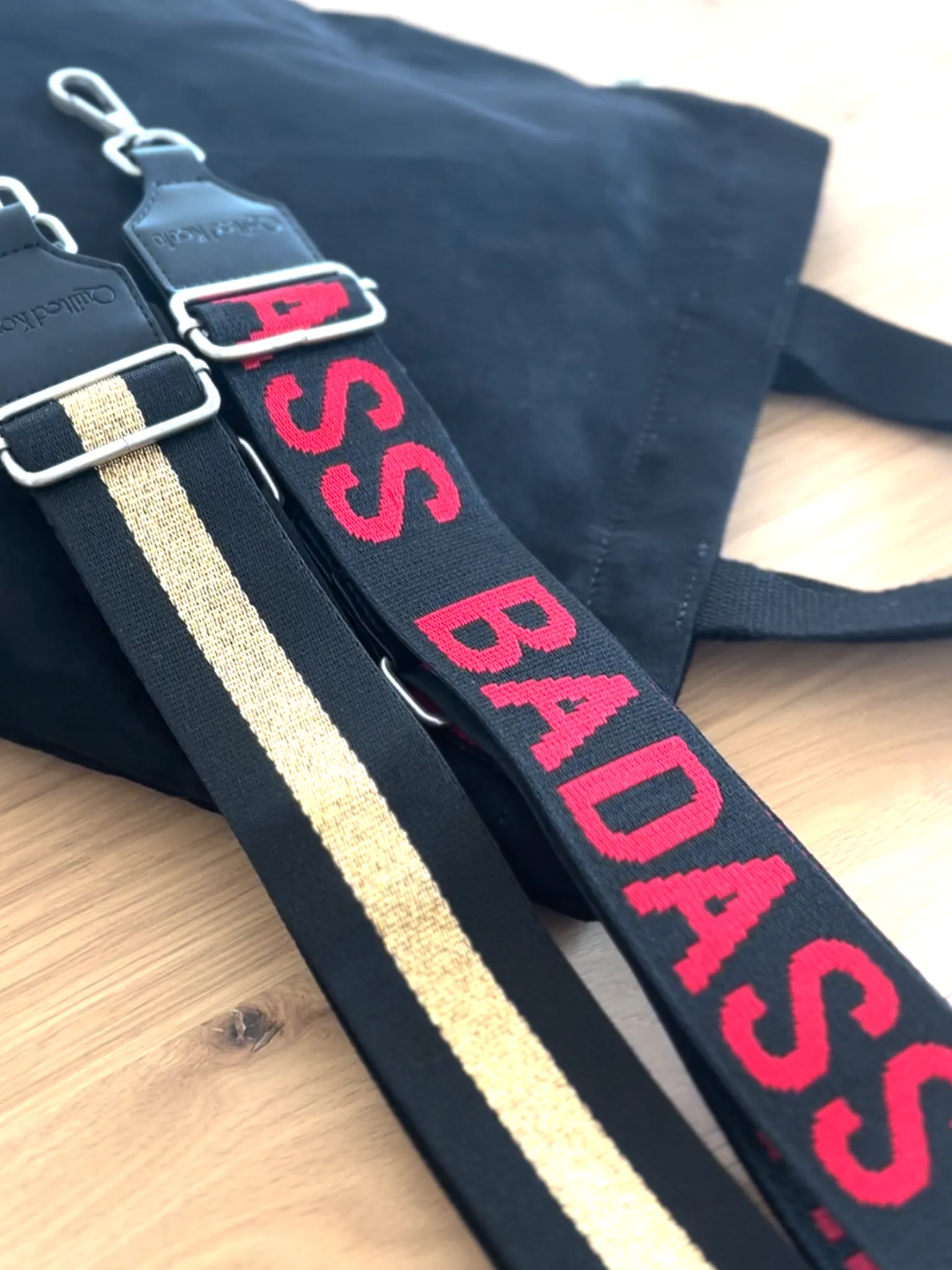 Holiday Special! Koala Straps Bundle: Black & Red BADASS   Black & Gold Stripe  (DISCOUNT APPLIED IN CART)