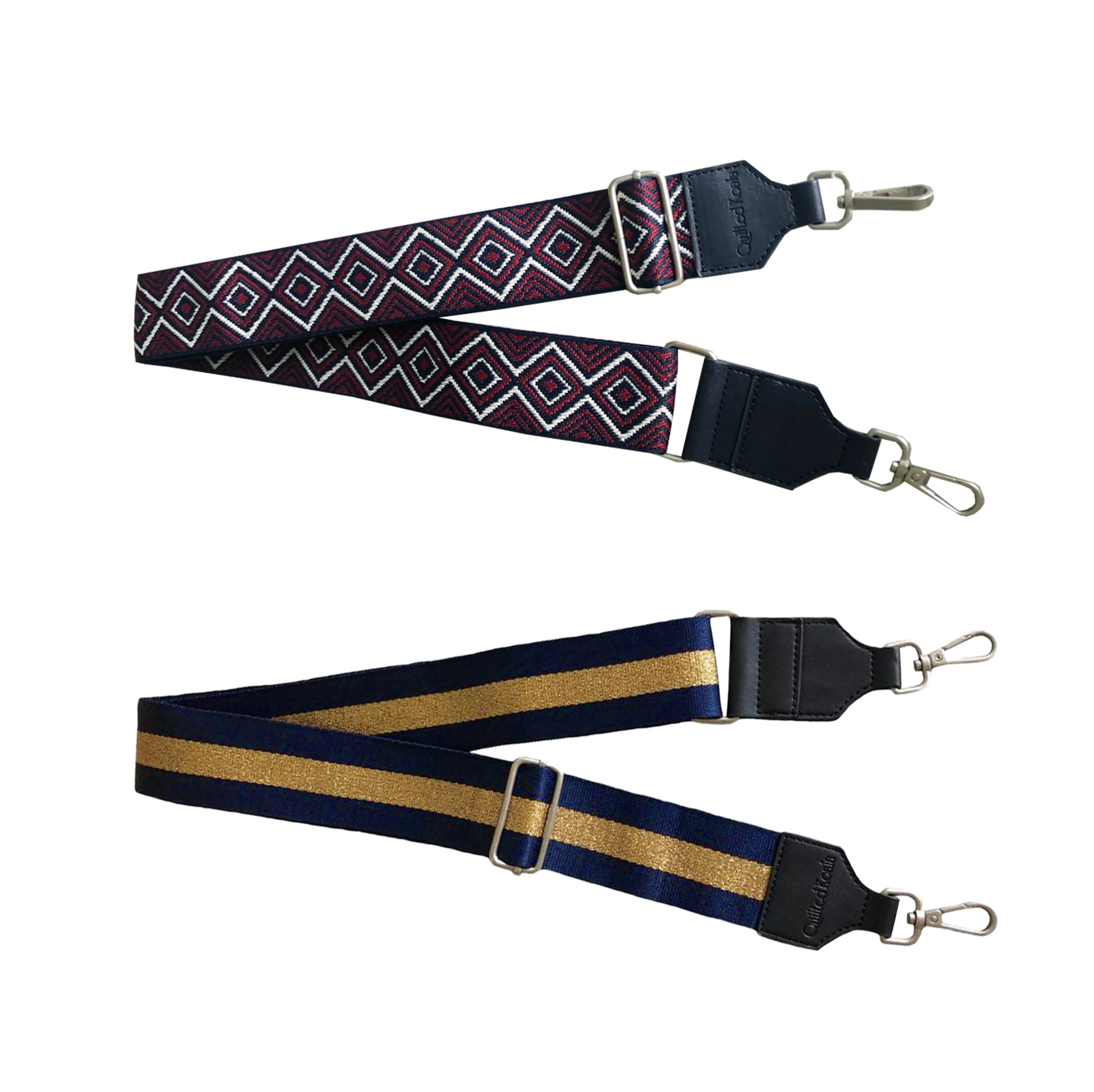 Holiday Special! Koala Straps Bundle: Navy   Magenta Geometric   Navy & Gold Stripe (DISCOUNT APPLIED IN CART)