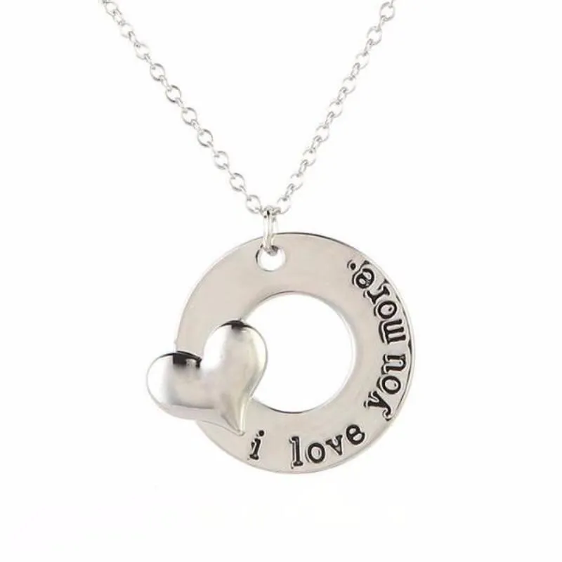 I Love You More - Pendant Necklace