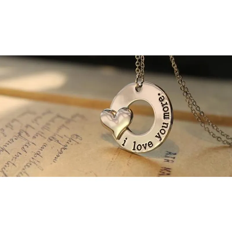 I Love You More - Pendant Necklace