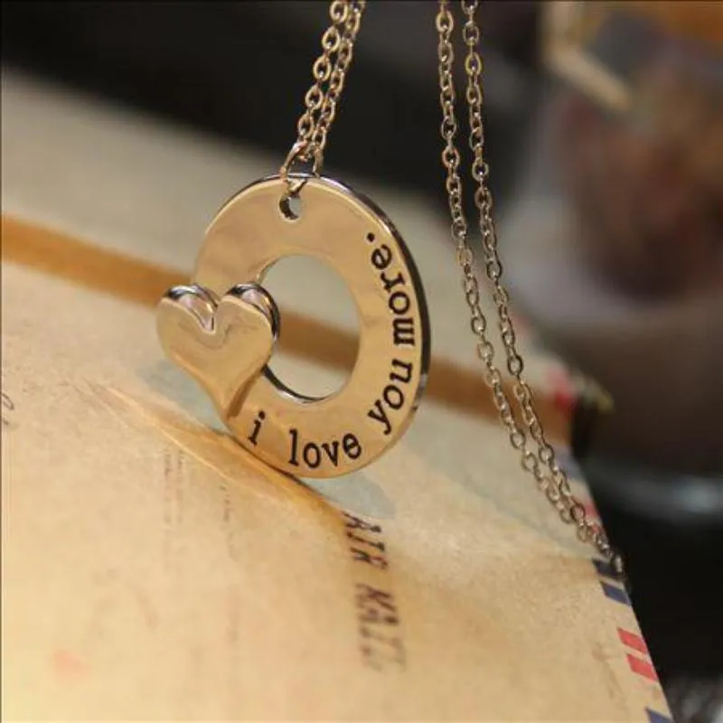 I Love You More - Pendant Necklace