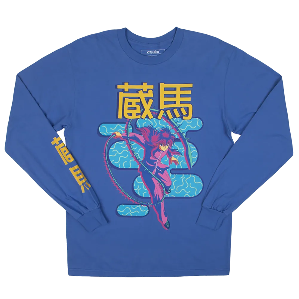 Kurama Glam Blue Long Sleeve Tee