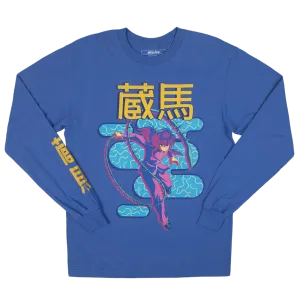 Kurama Glam Blue Long Sleeve Tee