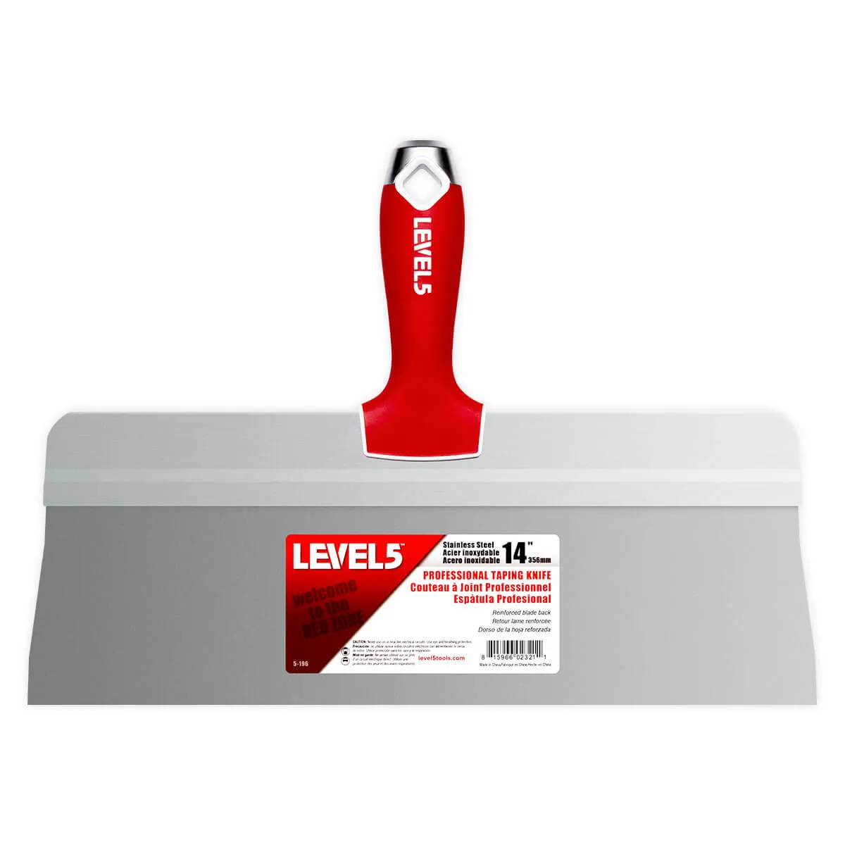 Level 5 Stainless Steel Big Back Taping Knife – Soft Grip Handle