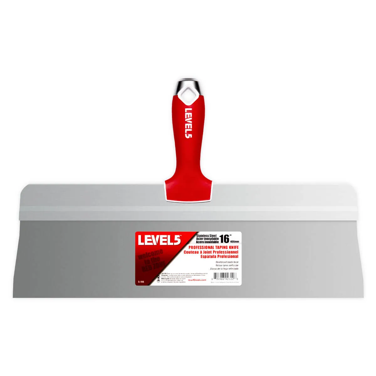 Level 5 Stainless Steel Big Back Taping Knife – Soft Grip Handle