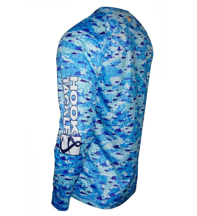 Men's Billfish Texture UV Fishing Shirt