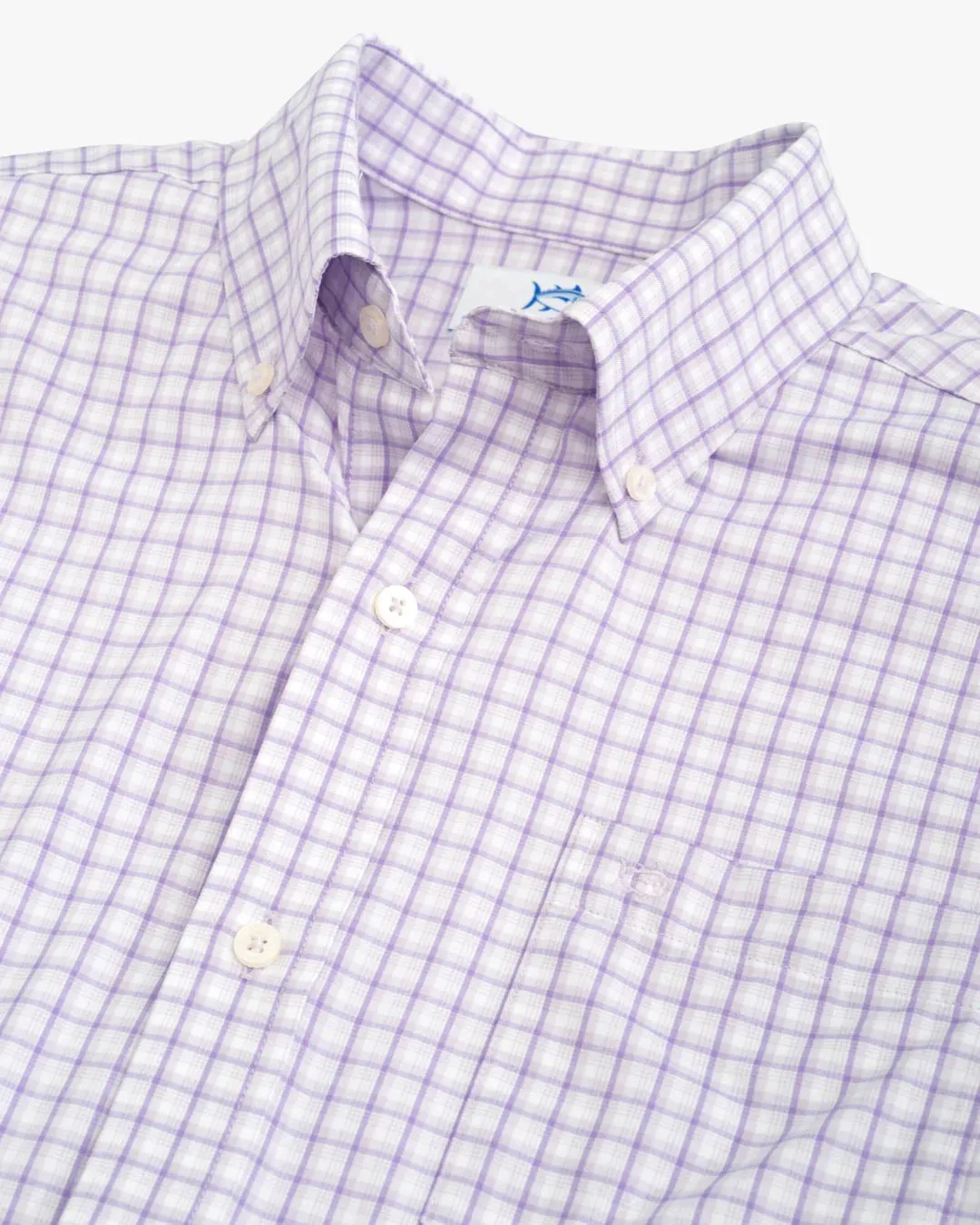 Men's Long Sleeve IC Brrr Skycrest Plaid Sportshirt