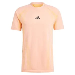 Mens Pro Seamless Tennis Top Semi Pink Spark and Pink Spark