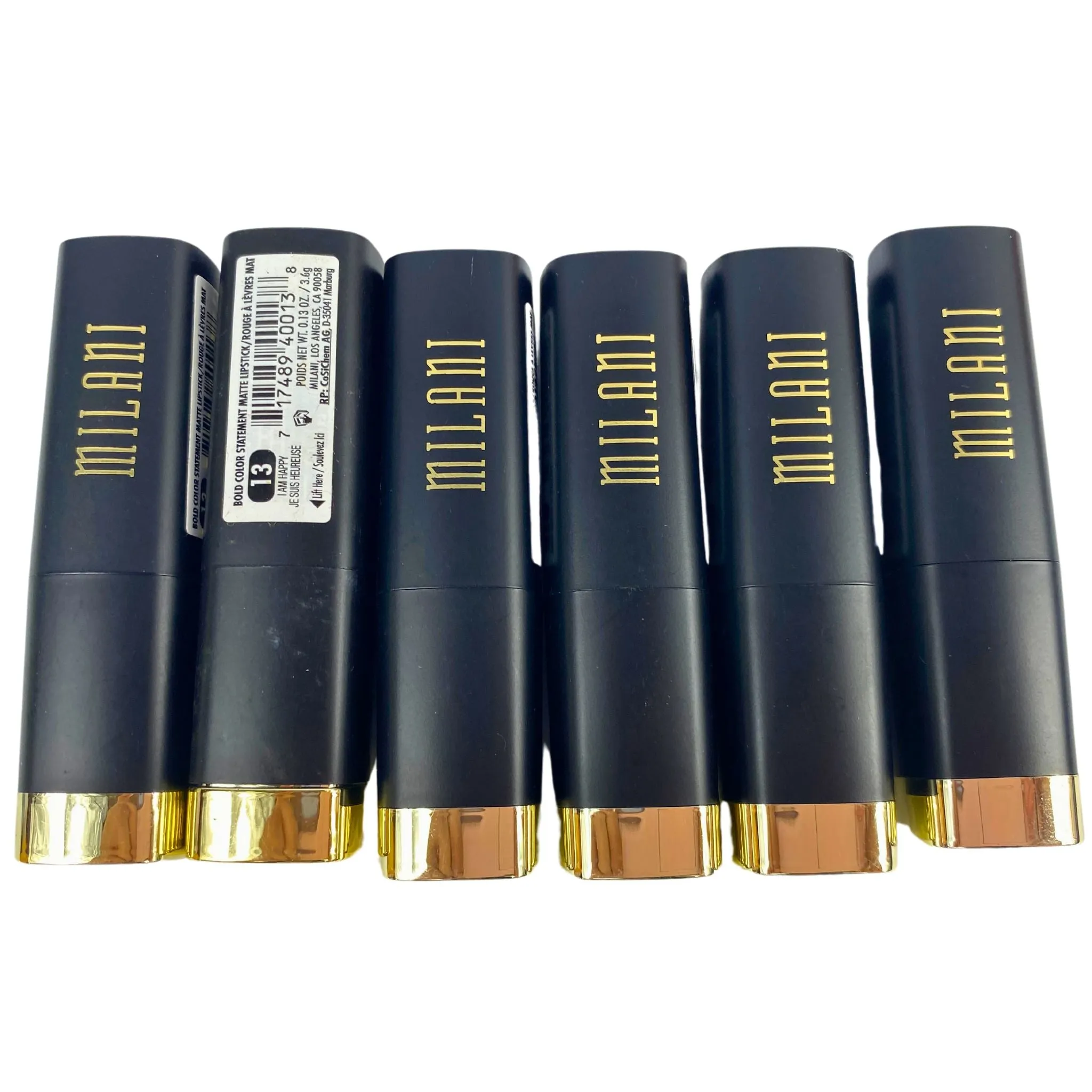 Milani Bold Matte Lipstick 0.13oz (50 Pcs Lot)