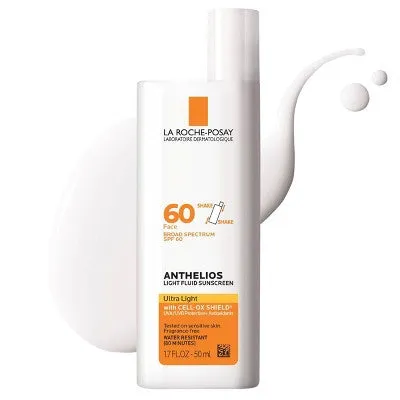 New - La Roche Posay Anthelios Ultra-Light Mineral Face Sunscreen - SPF 60 - 50ml