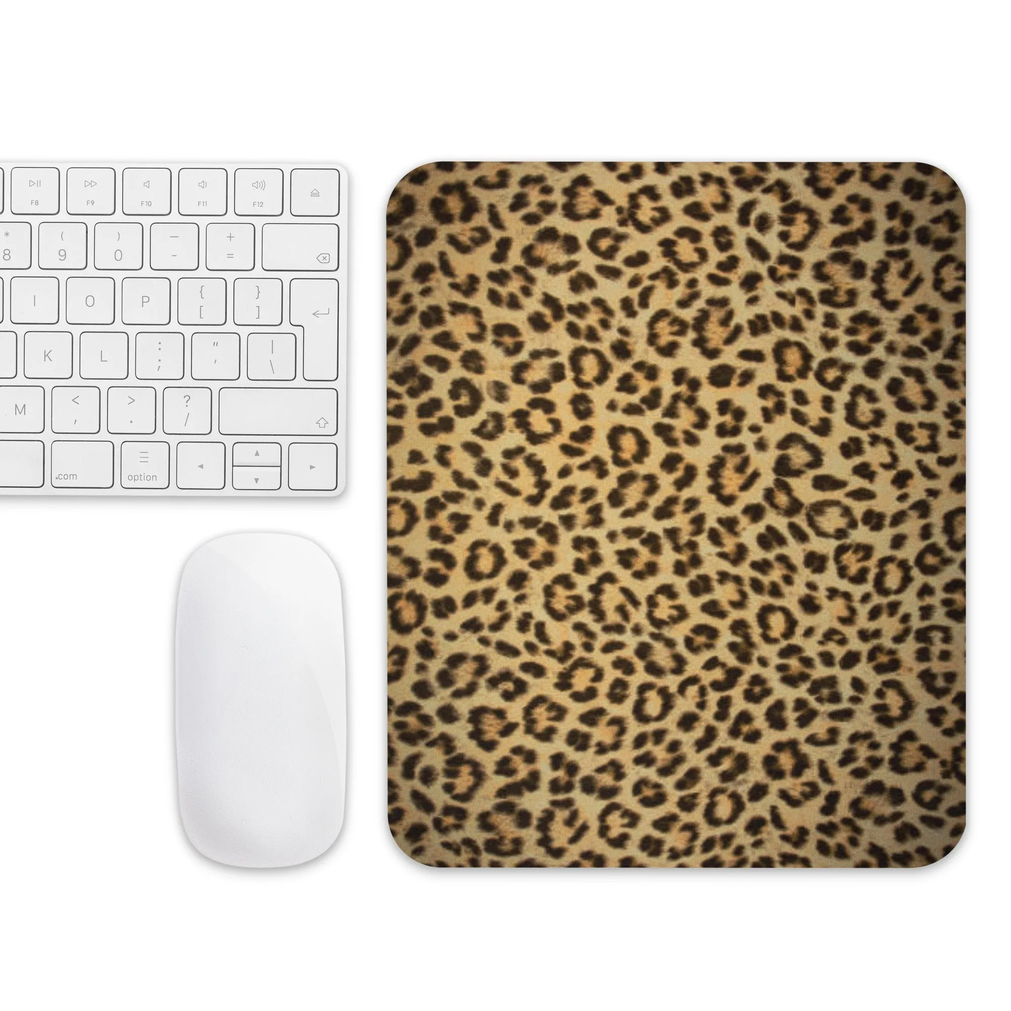 Padded Non-Slip Mousepad - Leopard Pattern