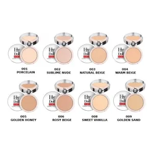 Pupa Compact Powder Like A Doll, SPF 15, 001 Porcelain