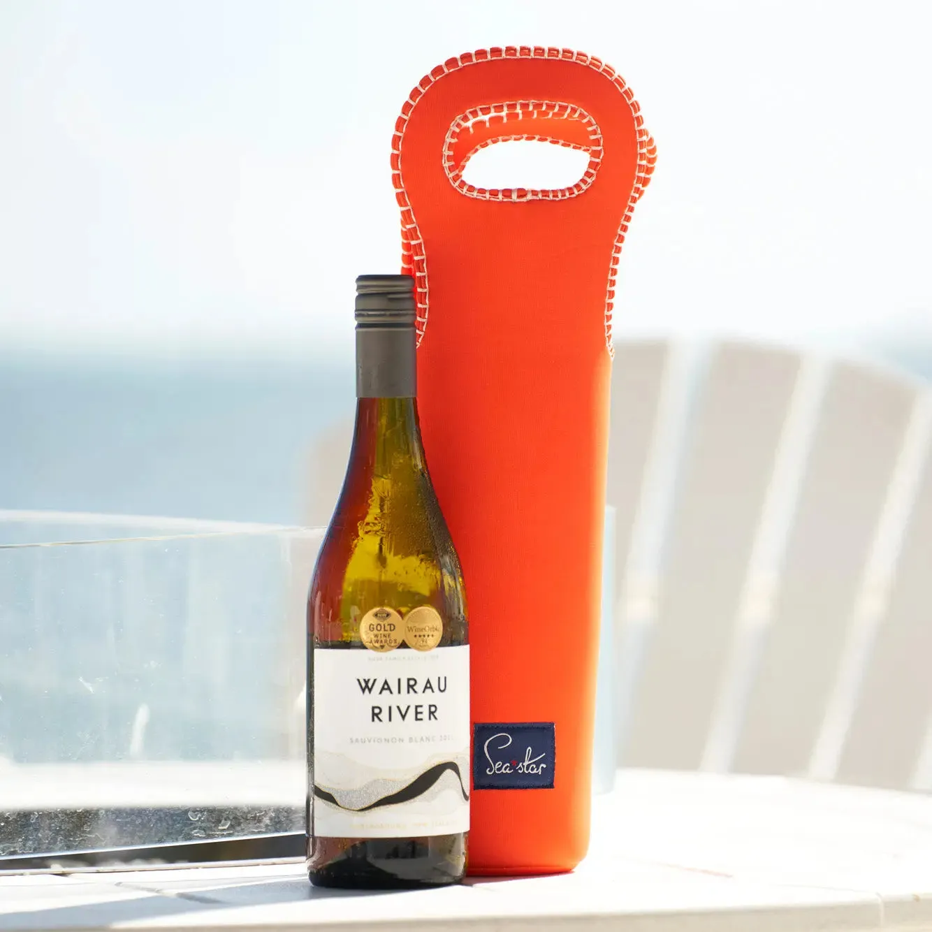 SEA STAR ORANGE - WINE TOTE