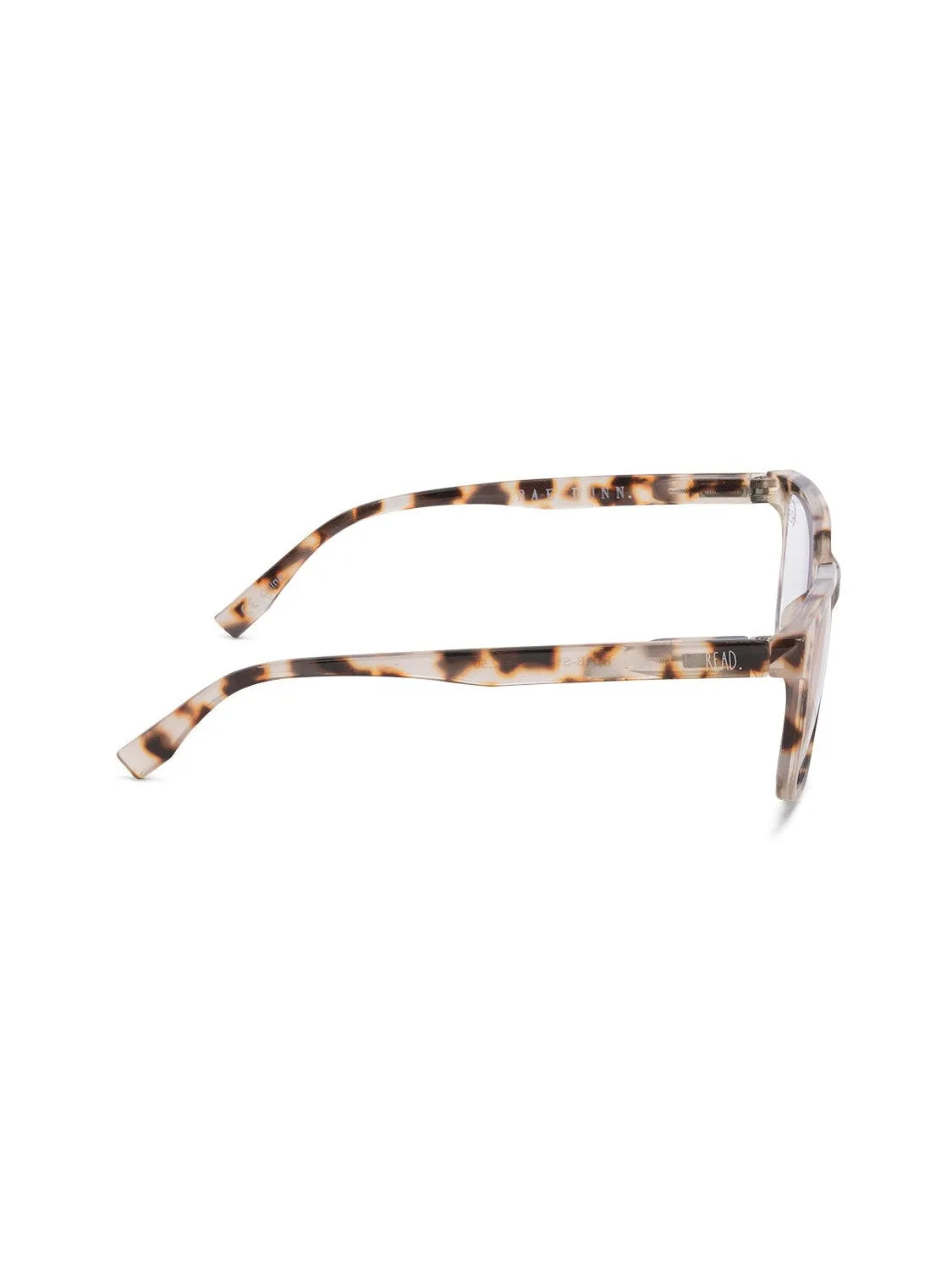 VELMA Blue Light Blocking Reading Glasses with READ MORE Signature Font