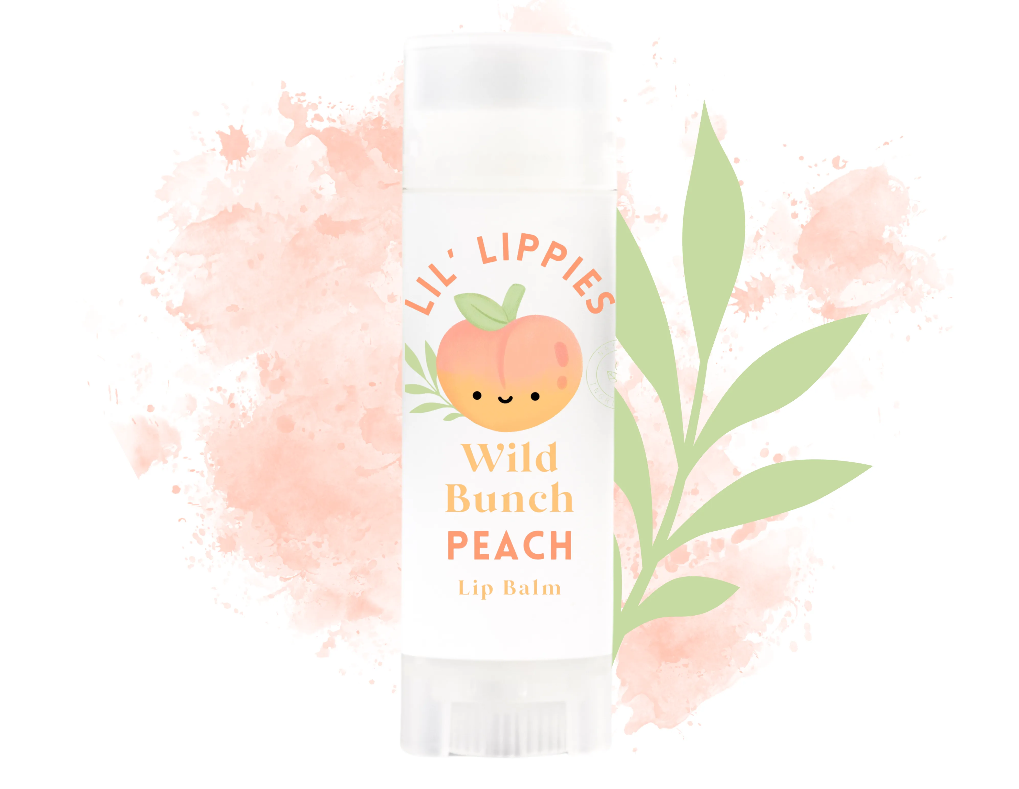 Wild Bunch Peach Lip Balm - Lil' Lippies Kids