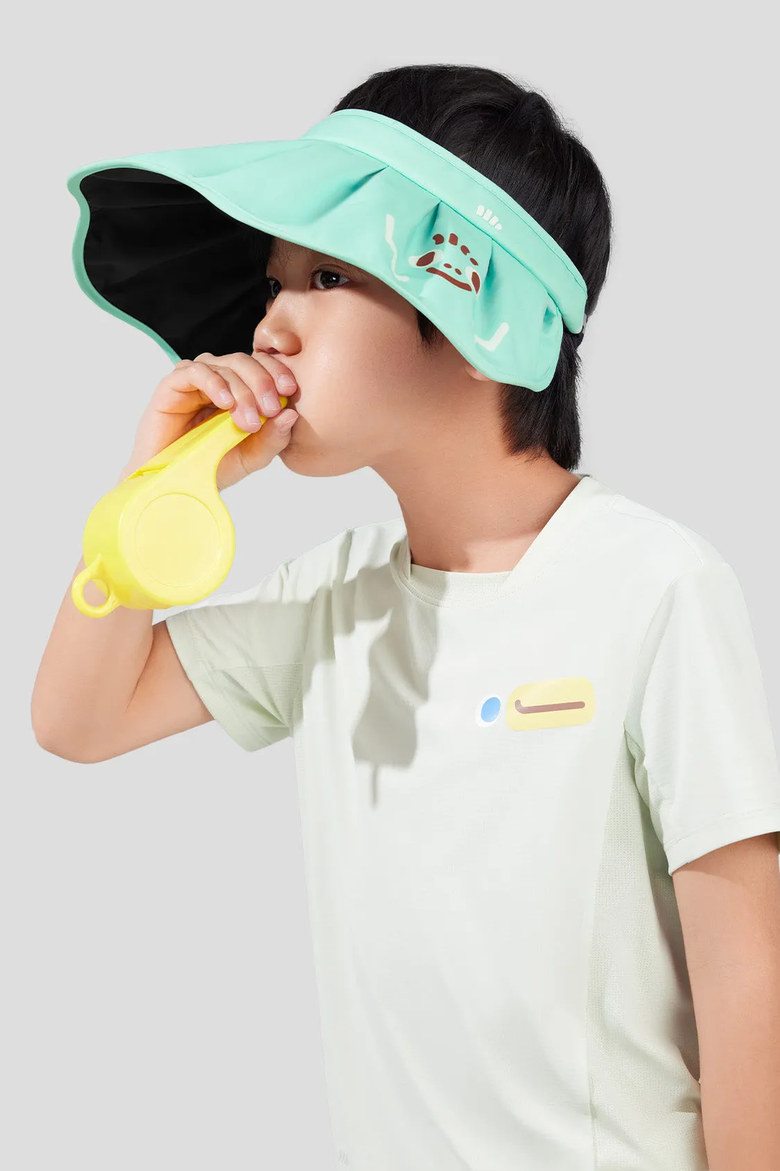 Yunji S24 - Kids' Shell SunShield Sun Hat UPF50 